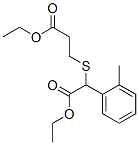 3-(2-乙氧基-2-氧代-1-鄰甲苯基乙基硫代)丙酸乙酯結(jié)構(gòu)式_41022-22-4結(jié)構(gòu)式