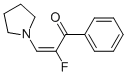 (9ci)-2-氟-1-苯基-3-(1-吡咯烷)-2-丙烯-1-酮結(jié)構(gòu)式_41343-09-3結(jié)構(gòu)式