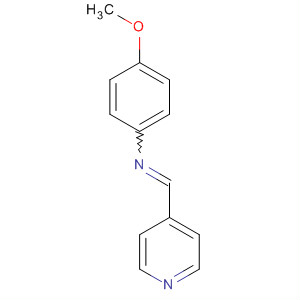4-甲氧基-n-(吡啶-4-基亞甲基)苯胺結(jié)構(gòu)式_41855-74-7結(jié)構(gòu)式