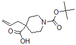 1,4-Piperidinedicarboxylic acid, 4-(2-propen-1-yl)-, 1- (1,1-dimethylethyl) esterStructure,426842-70-8Structure 1,4-Piperidinedicarboxylic acid, 4-(2-propen-1-yl)-, 1- (1,1-dimethylethyl) ester Structure,426842-70-8Structure