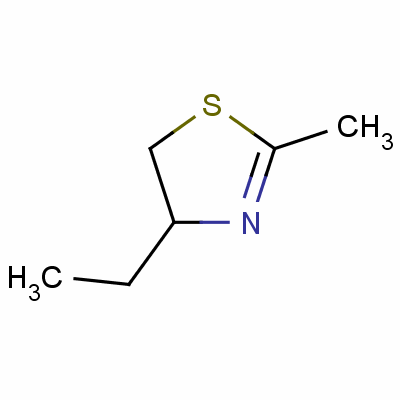 2-甲基-4-乙基噻唑啉結(jié)構(gòu)式_4293-61-2結(jié)構(gòu)式