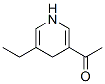 (9ci)-1-(5-乙基-1,4-二氫-3-吡啶)-乙酮結(jié)構(gòu)式_42972-53-2結(jié)構(gòu)式