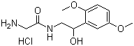 2-氨基-N-[2-(2,5-二甲氧基苯基)-2-羥基乙基]乙酰胺鹽酸鹽結(jié)構(gòu)式_43218-56-0結(jié)構(gòu)式