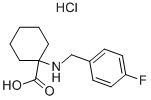 1-(4-氟-芐基氨基)-環(huán)己烷羧酸鹽酸鹽結(jié)構(gòu)式_440648-00-0結(jié)構(gòu)式
