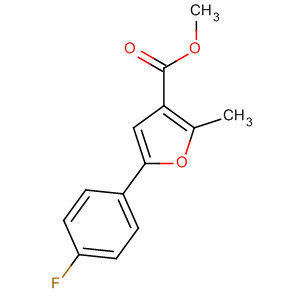 5-(4-氟苯基)-2-甲基呋喃-3-羧酸甲酯結(jié)構(gòu)式_444914-29-8結(jié)構(gòu)式