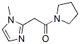 (9CI)-1-[(1-甲基-1H-咪唑-2-基)乙?；鵠-吡咯烷結(jié)構(gòu)式_445394-72-9結(jié)構(gòu)式