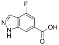 4-氟-6-(1H)吲唑羧酸結構式_447-44-9結構式