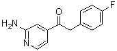 1-(2-氨基吡啶-4-基)-2-(4-氟苯基)-乙酮結(jié)構(gòu)式_452056-80-3結(jié)構(gòu)式