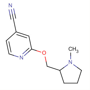 2-(1-甲基-吡咯烷-2-基甲氧基)-4-吡啶甲腈結構式_453560-62-8結構式