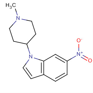 1-(1-甲基(4-哌啶))-6-硝基吲哚啉結構式_453562-59-9結構式
