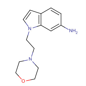 1-(2-嗎啉-4-基乙基)-吲哚-6-胺結(jié)構式_453562-95-3結(jié)構式