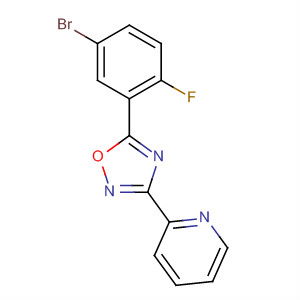 3-(吡啶-2-基)-5-(5-溴-2-氟苯基)-1,2,4-噁二唑結(jié)構(gòu)式_453566-35-3結(jié)構(gòu)式