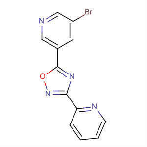 3-(吡啶-2-基)-5-(5-溴吡啶-3-基)-1,2,4-噁二唑結(jié)構(gòu)式_453566-37-5結(jié)構(gòu)式