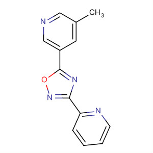 3-(2-吡啶)-5-(5-甲基吡啶-3-基)-1,2,4-噁二唑結(jié)構(gòu)式_453566-42-2結(jié)構(gòu)式