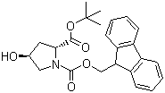 Fmoc-反式-4-羥基-d-脯氨酸叔丁酯結(jié)構(gòu)式_464193-92-8結(jié)構(gòu)式
