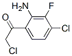  1-(2-氨基-4-氯-3-氟苯基)-2-氯-乙酮結(jié)構(gòu)式_467456-99-1結(jié)構(gòu)式