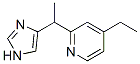 (9CI)-4-乙基-2-[1-(1H-咪唑-4-基)乙基]-吡啶結構式_469863-96-5結構式