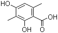 2，4-DIhydroxy-3，6-dimethylbenzoic acid Structure,4707-46-4Structure