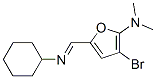 3-溴-5-[(環(huán)己基亞氨基)甲基]-N,N-二甲基-2-呋喃胺結構式_471922-37-9結構式