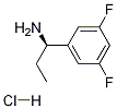 (R)-1-(3,5-二氟苯基)-1-丙胺鹽酸鹽結(jié)構(gòu)式_473733-16-3結(jié)構(gòu)式