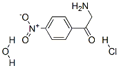 2-氨基-1-(4-硝基苯基)-1-乙酮鹽酸鹽 水合物結(jié)構(gòu)式_4740-22-1結(jié)構(gòu)式