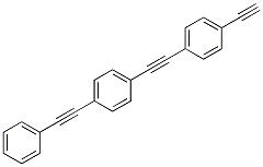 1-乙炔-4-((4-(苯基乙炔)苯基)乙炔)苯結(jié)構(gòu)式_474458-61-2結(jié)構(gòu)式