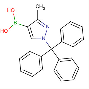 3-甲基-1-三苯甲游基-1H-4-吡唑yl硼酸結構式_474706-57-5結構式