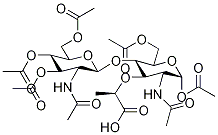 2-乙酰氨基-4-O-(2-乙酰氨基-2-脫氧-beta-D-吡喃葡萄糖基)-1,6-二-O-N-乙酰基-alpha-D-胞壁酸結(jié)構(gòu)式_475502-13-7結(jié)構(gòu)式