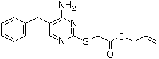 [[4-氨基-5-(苯基甲基)-2-嘧啶]硫代]乙酸烯丙酯結(jié)構(gòu)式_476302-23-5結(jié)構(gòu)式