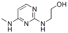 (9ci)-2-[[4-(甲基氨基)-2-嘧啶]氨基]-乙醇結(jié)構(gòu)式_476340-29-1結(jié)構(gòu)式