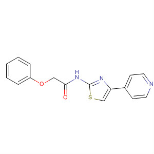 2-苯氧基-n-(4-吡啶-4-基-噻唑-2-基)-乙酰胺結(jié)構(gòu)式_476631-61-5結(jié)構(gòu)式