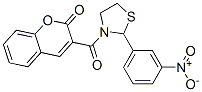 (9CI)-2-(3-硝基苯基)-3-[(2-氧代-2H-1-苯并吡喃-3-基)羰基]-噻唑烷結構式_477515-58-5結構式