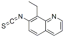 (9CI)-8-乙基-7-異硫代氰?；Y(jié)構(gòu)式_477953-17-6結(jié)構(gòu)式