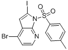 4-Bromo-2-iodo-1-[(4-methylphenyl)sulfonyl]-1h-pyrrolo[2,3-b]pyridine Structure,480423-17-4Structure