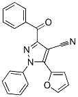 3-苯甲?；?5-(2-呋喃)-1-苯基-1H-吡唑-4-甲腈結(jié)構(gòu)式_487002-27-7結(jié)構(gòu)式