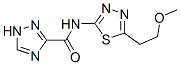 n-[5-(2-甲氧基乙基)-1,3,4-噻二唑-2-基]-1H-1,2,4-噻唑-3-羧酰胺結(jié)構(gòu)式_491866-57-0結(jié)構(gòu)式