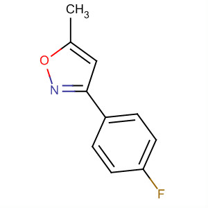 3-(4-氟苯基)-5-甲基異噁唑結(jié)構(gòu)式_491875-99-1結(jié)構(gòu)式