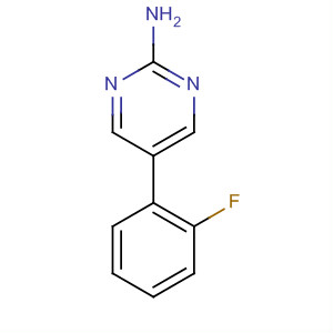 5-(2-氟苯基)-2-嘧啶胺結構式_494802-22-1結構式