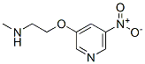 (9ci)-n-甲基-2-[(5-硝基-3-吡啶)氧基]-乙胺結(jié)構(gòu)式_497949-10-7結(jié)構(gòu)式