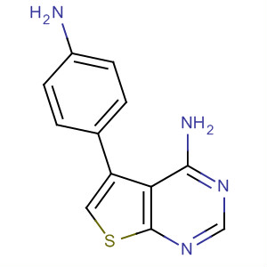 5-(4-氨基苯基)-噻吩并[2,3-d]嘧啶-4-胺結構式_501696-28-2結構式
