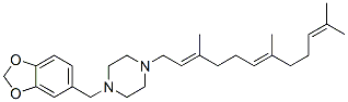 1-胡椒基-4-[(2E,6E)-3,7,11-三甲基-2,6,10-十二碳三烯基]哌嗪結(jié)構(gòu)式_50419-27-7結(jié)構(gòu)式