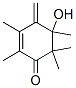 2,3,5,6,6-五甲基-4-亞甲基-5-羥基-2-環(huán)己烯-1-酮結(jié)構(gòu)式_50506-57-5結(jié)構(gòu)式