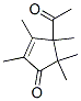 4-乙?；?2,3,4,5,5-五甲基-2-環(huán)戊烯-1-酮結(jié)構(gòu)式_50506-59-7結(jié)構(gòu)式