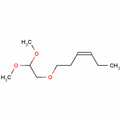 (Z)-1-(2,2-二甲氧基乙氧基)-3-己烯結(jié)構(gòu)式_50876-87-4結(jié)構(gòu)式