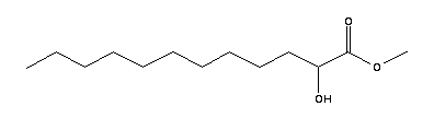 2-羥基十二烷酸甲酯結(jié)構(gòu)式_51067-85-7結(jié)構(gòu)式