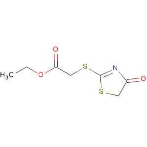 2-(4,5-二氫-4-氧代噻唑-2-基硫代)乙酸乙酯結(jié)構(gòu)式_51126-34-2結(jié)構(gòu)式
