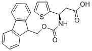 Fmoc-(r)-3-氨基-3-(2-噻吩)丙酸結(jié)構(gòu)式_511272-45-0結(jié)構(gòu)式