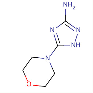 5-嗎啉-4-基-4H-[1,2,4]噻唑-3-胺結(jié)構(gòu)式_51420-46-3結(jié)構(gòu)式