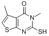 2-疏基-3,5-二甲基噻吩并[2,3-d]嘧啶-4(3h)-酮結(jié)構(gòu)式_51486-14-7結(jié)構(gòu)式