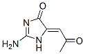 (9ci)-2-氨基-1,5-二氫-5-(2-氧代亞丙基)-4H-咪唑-4-酮結(jié)構(gòu)式_517870-39-2結(jié)構(gòu)式